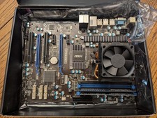 Placa-mãe AMD MSI 970A-G45 com CPU Mystery AM3+, 4GB de RAM, cooler de CPU, usado comprar usado  Enviando para Brazil