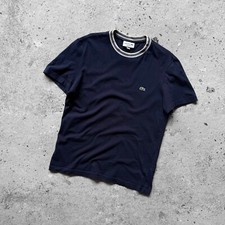 Camiseta Lacoste masculina azul gola redonda manga curta padrão liso casual tamanho - P, usado comprar usado  Enviando para Brazil