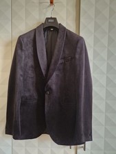 Black velvet jacket for sale  GLASGOW