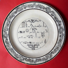 Assiette rébus creil d'occasion  Le Havre-