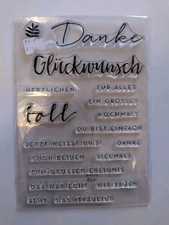 Set silikonstempel clear gebraucht kaufen  Aldersbach