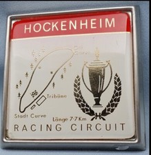Usado, Alte Plakette Grill Badge Oldtimer Hockenheim Formule 1 Ring Racing Circuit comprar usado  Enviando para Brazil