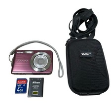 Câmera Digital Compacta Nikon Coolpix S210 8.0MP 3x Zoom Óptico Roxa Testada comprar usado  Enviando para Brazil
