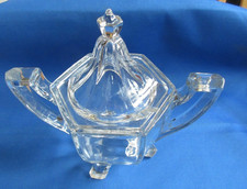Vintage glass hexagonal for sale  BATH