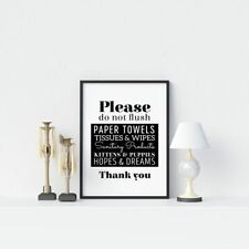 Please flush paper for sale  LONDON