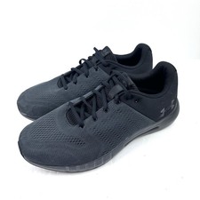 Tênis Under Armour Micro Pursuit 11 todo preto com cadarço conforto masculino novo comprar usado  Enviando para Brazil