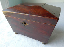 Antique tea caddy for sale  PLYMOUTH