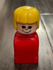 Boneco Vintage Mega Bloks Lady Girl Cabelo Loiro Bloco Corporal Vermelho Brinquedo Plástico Antigo comprar usado  Enviando para Brazil
