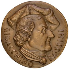 Medaglia gioacchino rossini usato  Italia