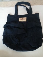 Bolsa tote Hollister vintage com babado azul marinho escuro feminina comprar usado  Enviando para Brazil