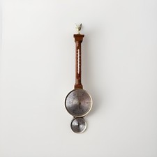 Estação meteorológica vintage Airguide Banjo Design com decoração American Eagle, funcionando comprar usado  Enviando para Brazil