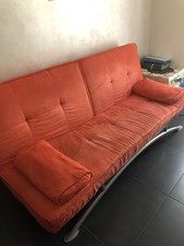 Divano letto arancione usato  Solza