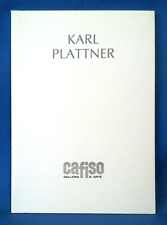 Karl plattner opera usato  Torino