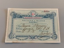 Tesera Garage Lancia Napoli 1928 Automobili Automobilismo FIAT No Ferrari , usado comprar usado  Enviando para Brazil