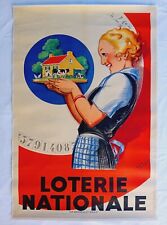 Ancienne affiche publicitaire d'occasion  France
