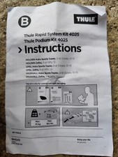 Thule rapid system for sale  POOLE