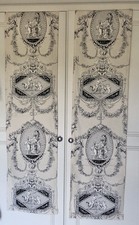 Pair fabric panels for sale  DEVIZES