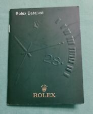 Rolex booklet datejust usato  San Giorgio a Cremano