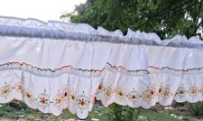 Vintage white embroidered for sale  Littleton