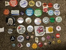 Pinbacks for sale  Flint