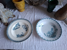 Anciennes assiettes creuses d'occasion  Villeneuve-la-Guyard