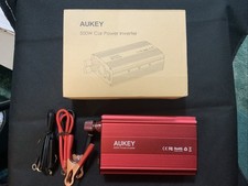 Inversor de energia para veículo automotivo AUKEY 500W - DC 12V para AC 110V conversor com USB, usado comprar usado  Enviando para Brazil