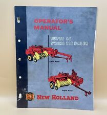 New holland operators for sale  Winnie