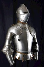 Medieval Half Suite of Armor Steel Knight Body Armor SCA LARP Gioco di ruolo ... comprar usado  Enviando para Brazil