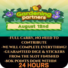⚡Evento Monopoly Gardening Partners - Go 80k CARREGUE PONTOS COMPLETOS -24/2 horas feitas⚡ comprar usado  Enviando para Brazil