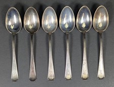 Prata esterlina ~ Durgin Fairfax (1910, monogramas) ~ Seis colheres de chá ~ 126,1 g comprar usado  Enviando para Brazil