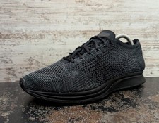 Tênis de corrida masculino Nike Flyknit Racer tamanho 9,5 M usado 526628 009 triplo preto comprar usado  Enviando para Brazil