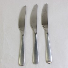 Lote de 3 facas de jantar IKEA Loja 8,75" talheres de aço inoxidável cetim comprar usado  Enviando para Brazil