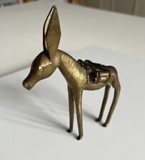 Vintage brass donkey for sale  LONDON