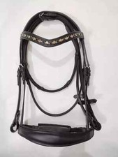Dressage leather bridle d'occasion  Expédié en Belgium