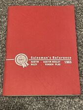 Bmc salesman reference for sale  BERKHAMSTED