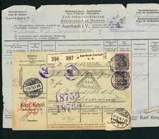 Reich auslands paketkarte gebraucht kaufen  Neu-Ulm