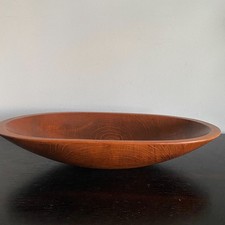 Tigela oval grande vintage de madeira virada meados do século peça central, usado comprar usado Tigela oval grande vintage de madeira virada meados do século peça central, usado comprar usado  Enviando para Brazil