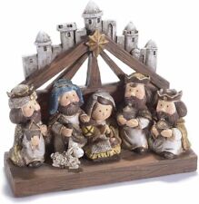 Presepe resina con usato  Leonforte