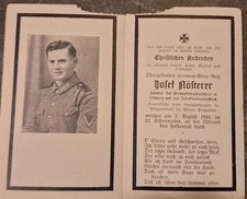 German death card for sale  ABINGDON