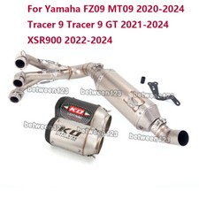 Usado, Tubulação dianteira de escape deslizante para Yamaha MT09 Tracer 9GT Tracer 9 XSR900 2022-2024 comprar usado  Enviando para Brazil