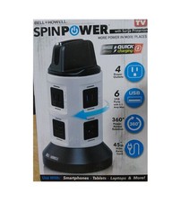 Bell + Howell 4 salidas / 6 USB Spin Power - La mejor estación de carga inteligente segunda mano  Embacar hacia Mexico