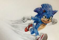 Usado, Desenho a lápis Sonic the Hedgehog (filme 2020)  comprar usado  Enviando para Brazil