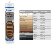 beko Uszczelnienie fugi parkietu 310 ml Parkiet Laminat Uszczelniacz w różnych kolorach na sprzedaż  Wysyłka do Poland