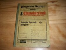 Einwohnerbuch amtsbezirks pfor gebraucht kaufen  Böchingen, Knöringen, Siebeldingen