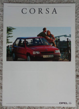 Opel corsa brochure d'occasion  Expédié en Belgium