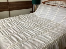 Vintage ivory ruched for sale  CHELMSFORD