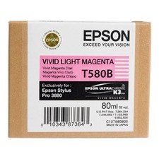 *BULK OF 4* EPSON T580B 3880 80ML CARTUCHO DE TINTA MAGENTA LUZ VÍVIDA comprar usado  Enviando para Brazil