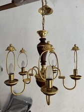 Lampadario ottone stile usato  Verbania