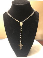 Karat gold rosary for sale  Gray