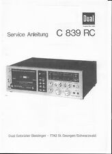 Dual service manual gebraucht kaufen  Salzgitter